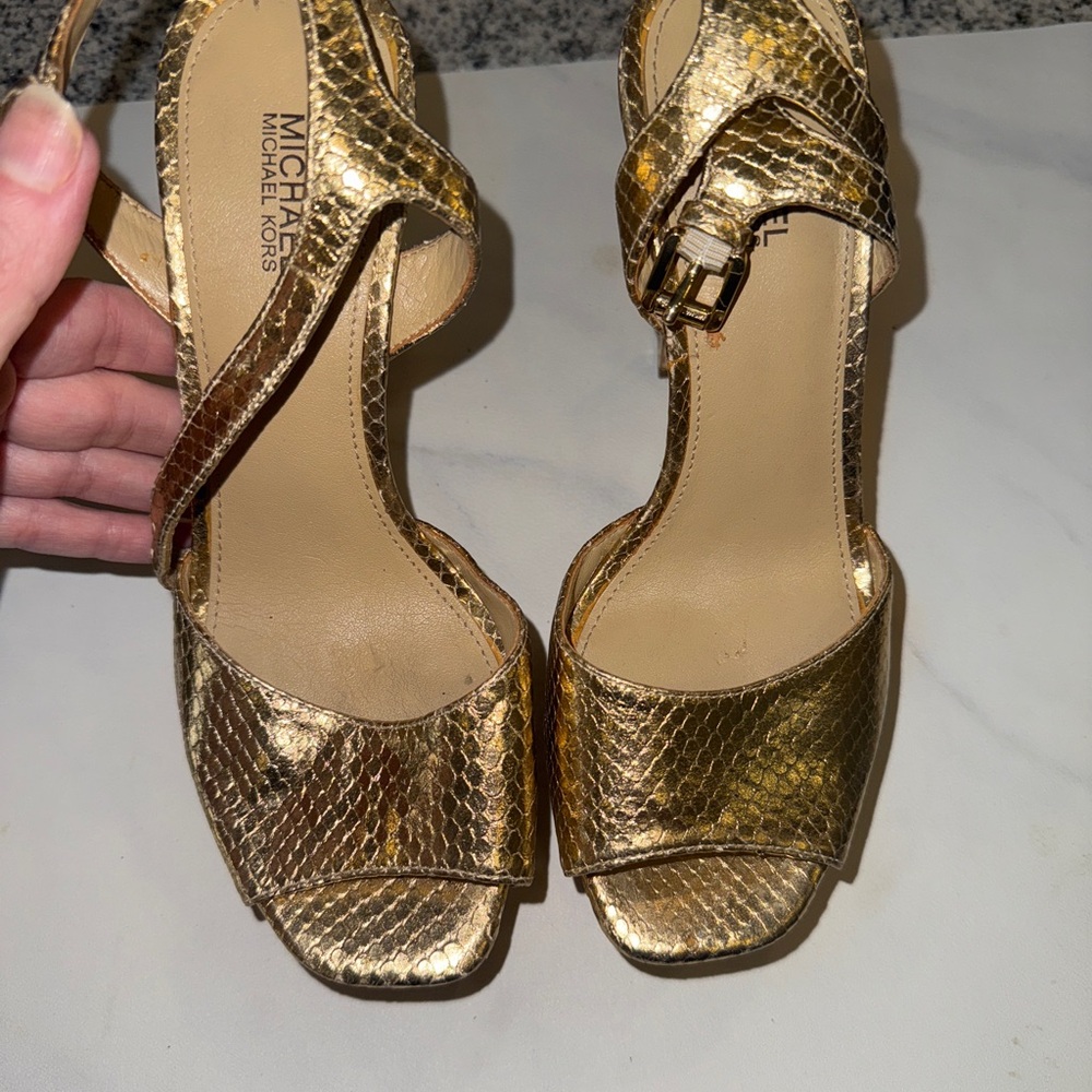 Michael Kors Gold Women's Heels